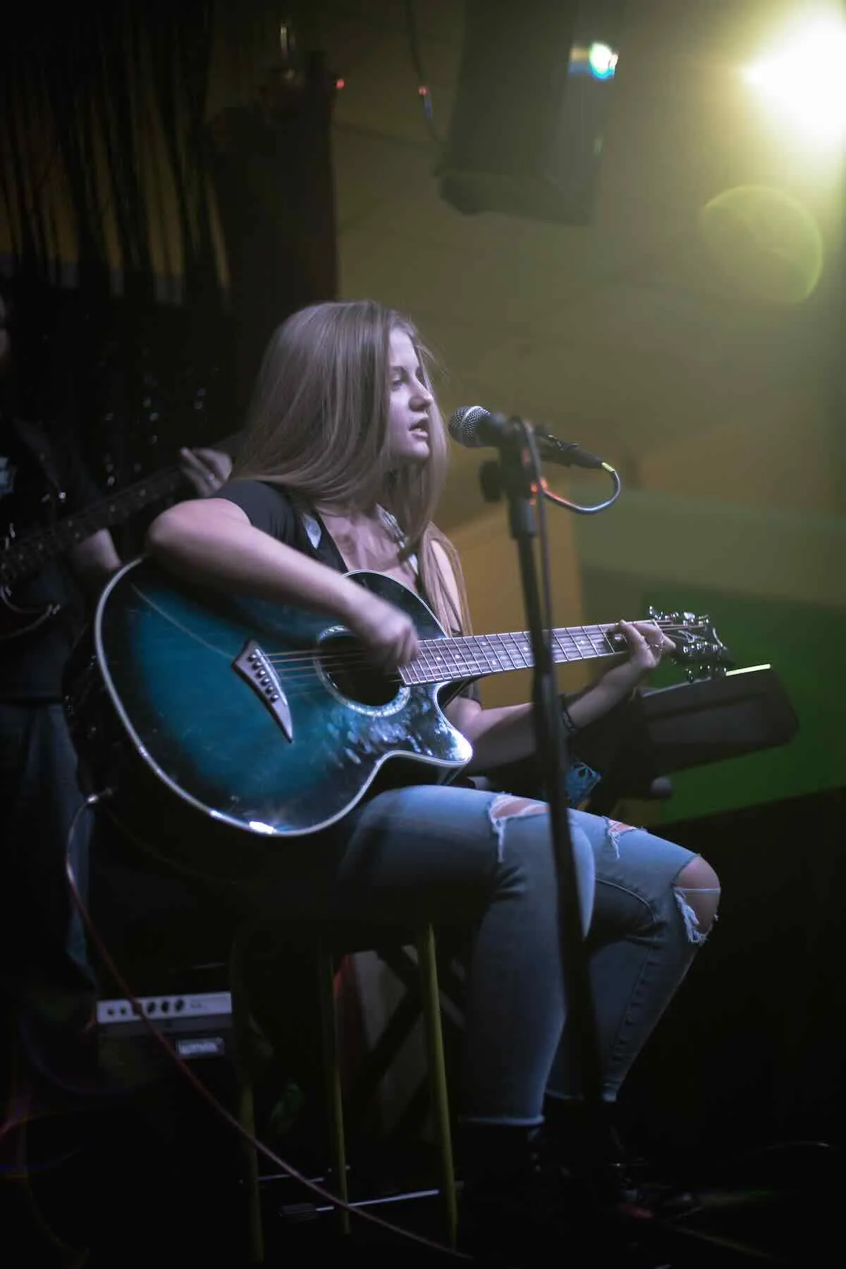 Singing lessons in New Jersey — voice student at Real Brave Oakland